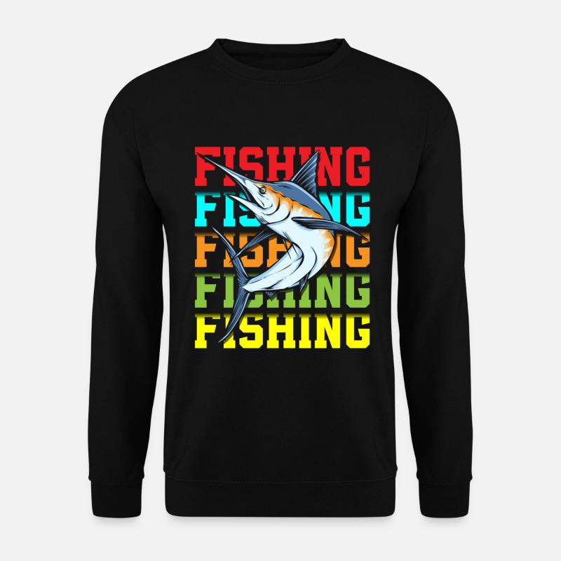 Pêcheurs Pêche Pêche Appât - Sweat-shirt Unisexe - noir