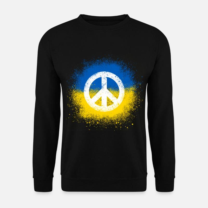 Peace for Ukraine - Unisex Sweatshirt - black