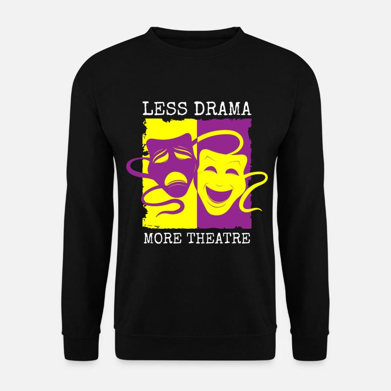 Actor Rehearsal Curtain - Unisex Sweatshirt - black