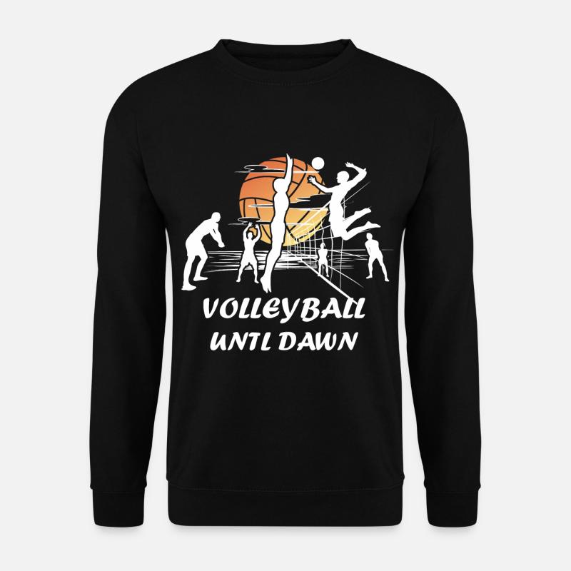 Volleyball Dawn - Unisex Pullover - Schwarz