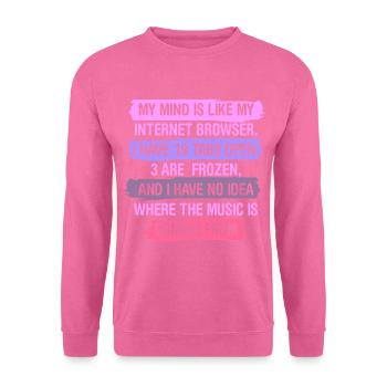 Browser Mind - Unisex Pullover - Pink - Vorne