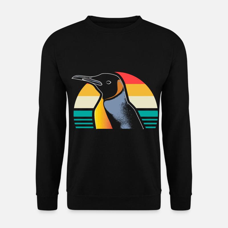 Pinguin Südpol Seevogel - Unisex Pullover - Schwarz