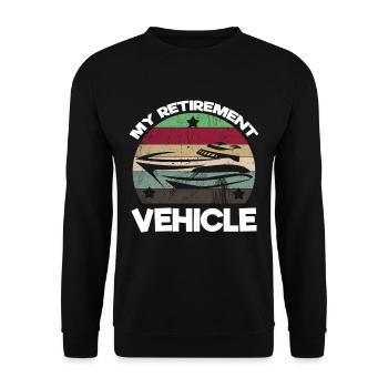 Mon véhicule de retraite Nautisme Conception - Sweat-shirt Unisexe - noir - Devant - Alina (178cm) & Michal (187cm)
