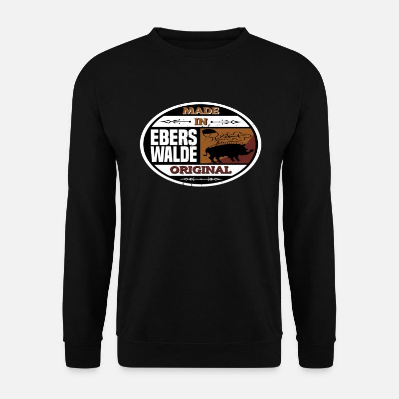 made in eberswalde - Unisex Pullover - Schwarz