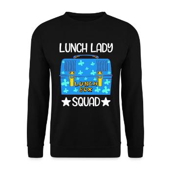 Food Package Meal Cook Cuisine Dish Apparel Title - Unisex Sweatshirt - black - Front - Alina (178cm) & Michal (187cm)