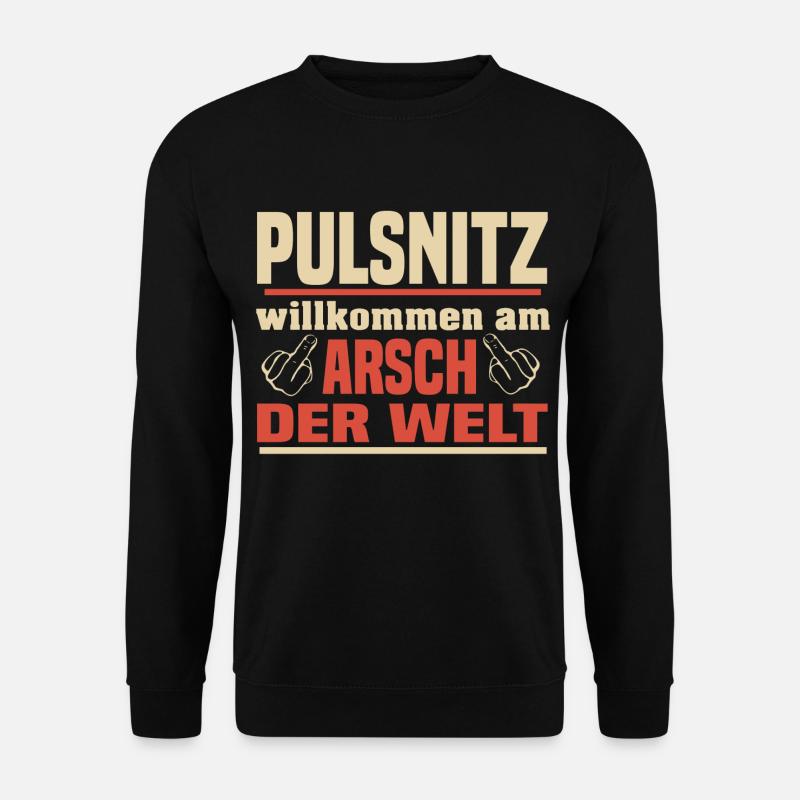 Arsch der Welt Pulsnitz - Unisex Pullover - Schwarz
