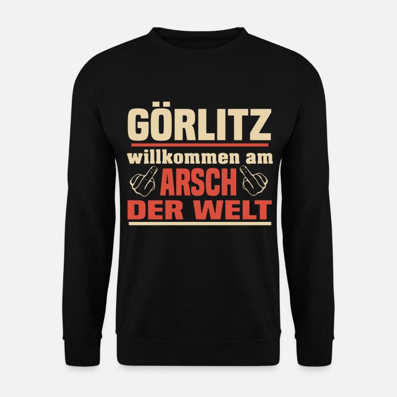 Arsch der Welt Görlitz - Unisex Pullover - Schwarz