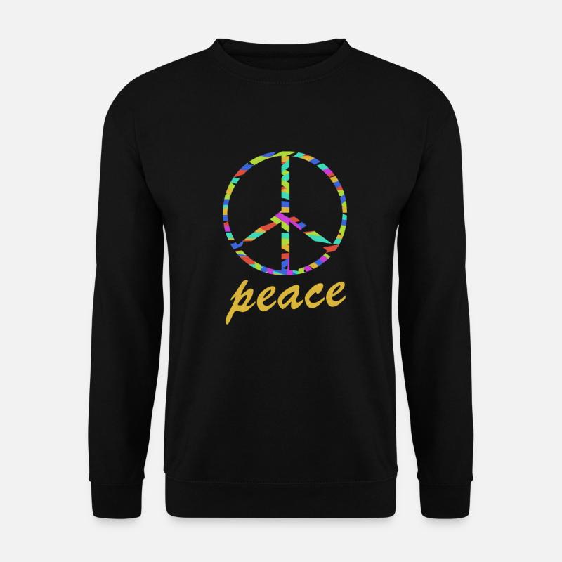 peace peace - Unisex Sweatshirt - black