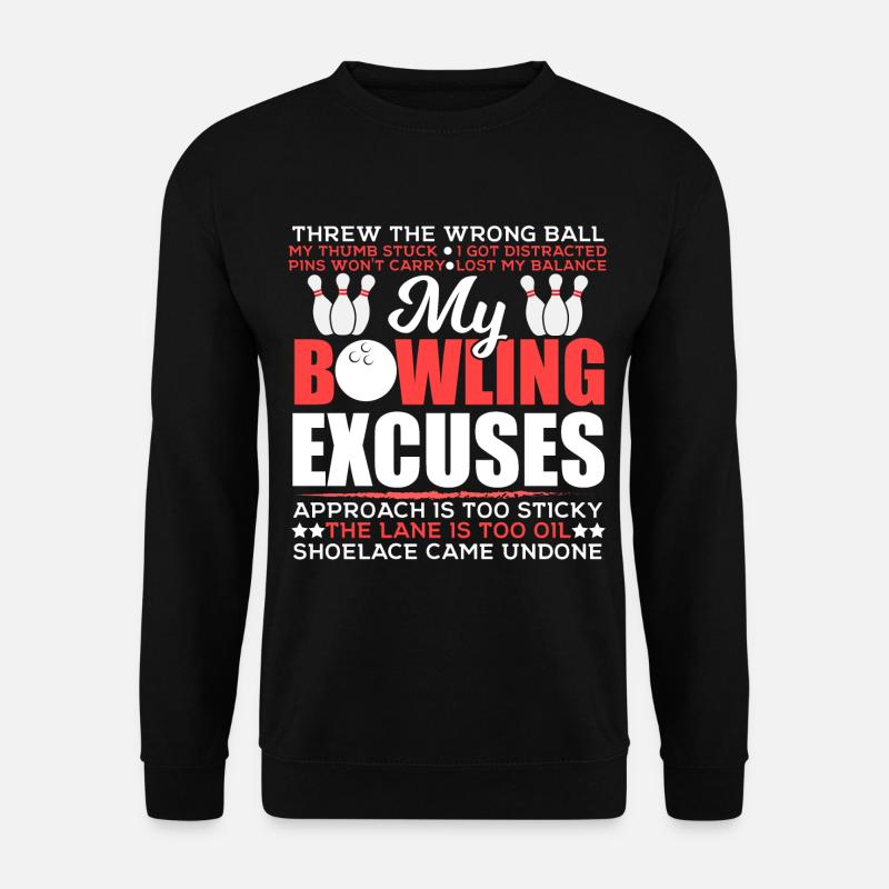 Threw The Wrong My Thumb Stuck I Got Distracted - Unisex Pullover - Schwarz
