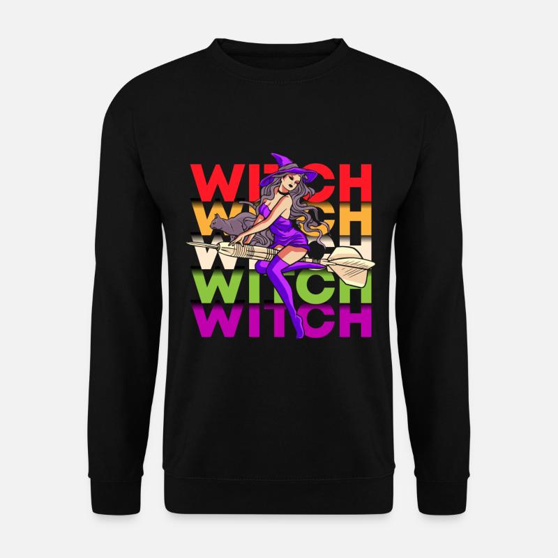 Hexerei Magie Hexen - Unisex Pullover - Schwarz