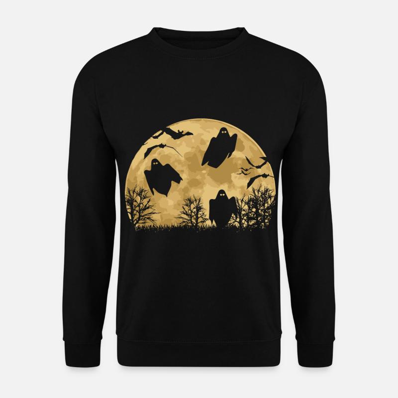 Halloween Geist Spruch Geschenkidee - Unisex Pullover - Schwarz