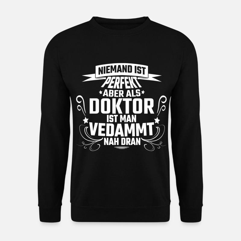 Doktor - Unisex Pullover - Schwarz
