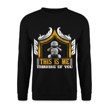 Voodoo Magic Spell Cadeau - Sweat-shirt Unisexe - noir - Devant - Alina (178cm) & Michal (187cm)