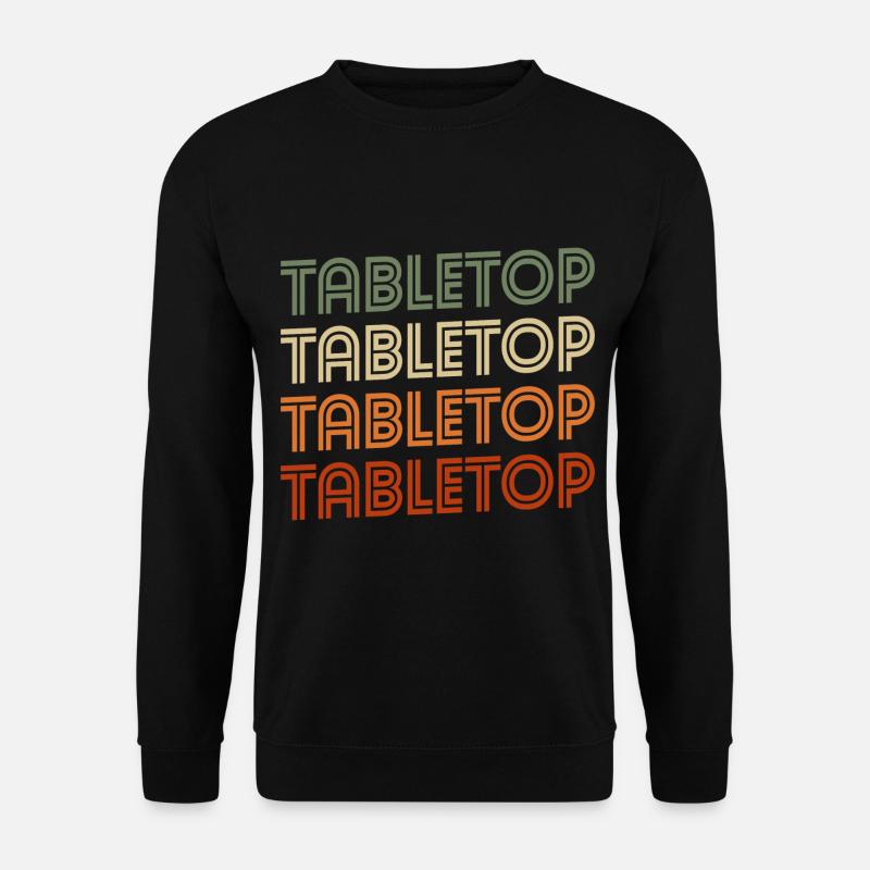 Tabletop Dice Board Game Board - Unisex Sweatshirt - black