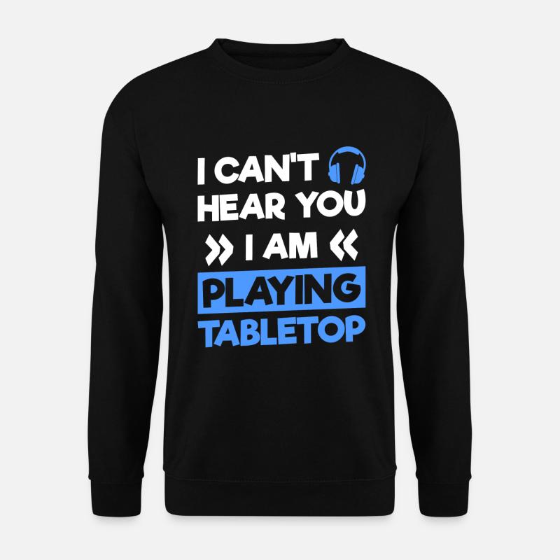 Brettspiele Brettspieler Spielfigur Rollenspiel - Unisex Pullover - Schwarz