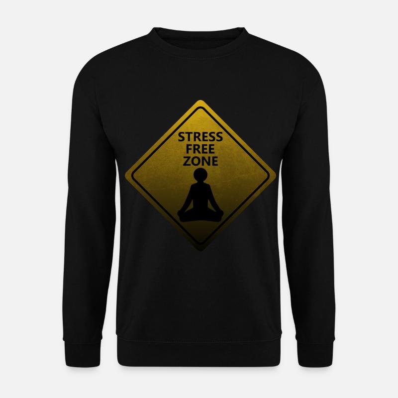 Stressfreie Zone - Unisex Pullover - Schwarz