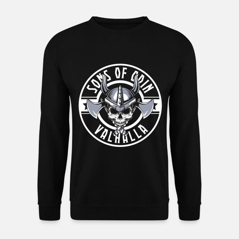 Odin Viking Hammer Teutons - Unisex Sweatshirt - black