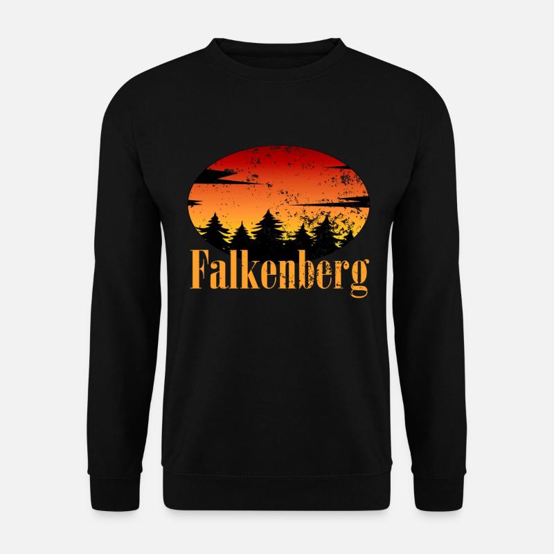 Falkenberg Elster - Unisex Pullover - Schwarz