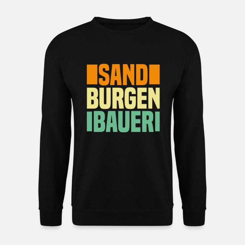 Sandburgenbauer - Unisex Pullover - Schwarz