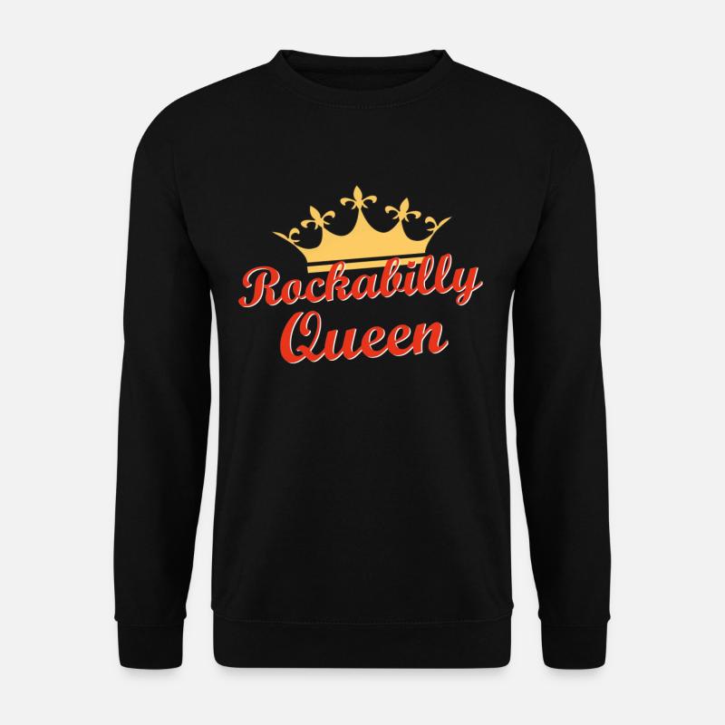rockybilly queen - Unisex Pullover - Schwarz