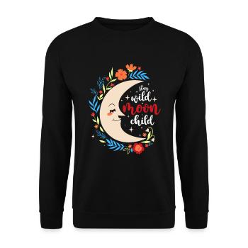 Signification de la forme Rune Sky - Sweat-shirt Unisexe - noir - Devant - Alina (178cm) & Michal (187cm)