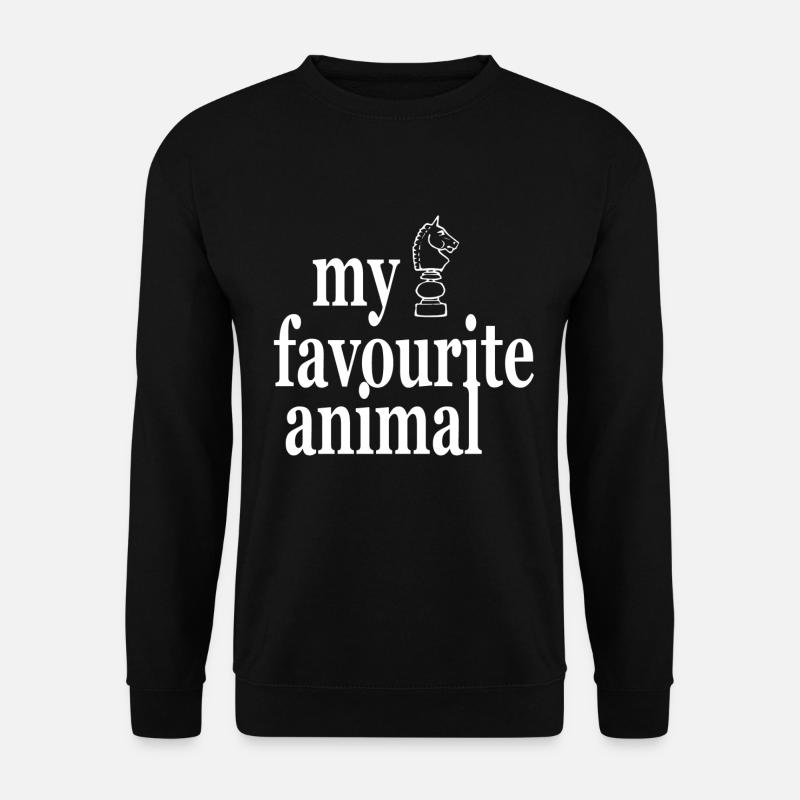 mon animal préféré - Sweat-shirt Unisexe - noir