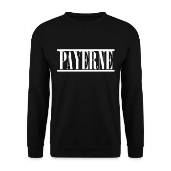 Payerne - Unisex Sweatshirt - black - Front - Alina (178cm) & Michal (187cm)