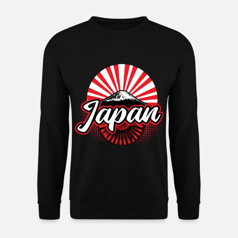 Japan Sakura Nippon Geschenk - Unisex Pullover - Schwarz