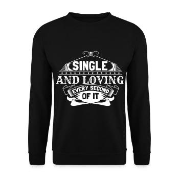 Idée cadeau du Parti de l’indépendance unique - Sweat-shirt Unisexe - noir - Devant - Alina (178cm) & Michal (187cm)