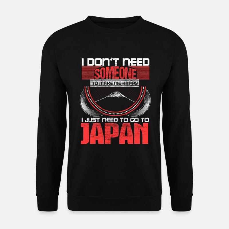 Japan Sakura Stolz Geschenkidee - Unisex Pullover - Schwarz