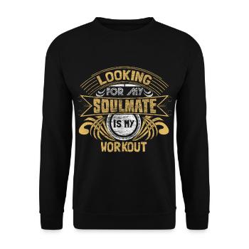 Single Stolz Party Geschenkidee - Unisex Pullover - Schwarz - Vorne - Alina (178cm) & Michal (187cm)