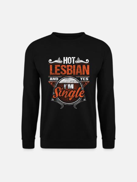 Lesbisch Single Pride Beziehung Geschenkidee - Unisex Pullover - Schwarz
