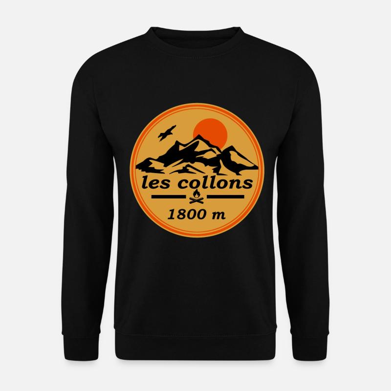 les collons - Unisex Pullover - Schwarz