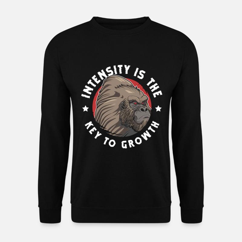 Monkey silverback jungle - Unisex Sweatshirt - black