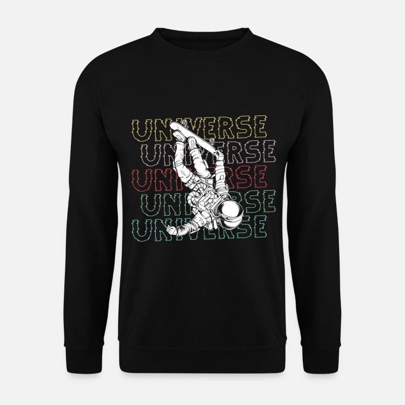 Space Moon Mars - Unisex Sweatshirt - black