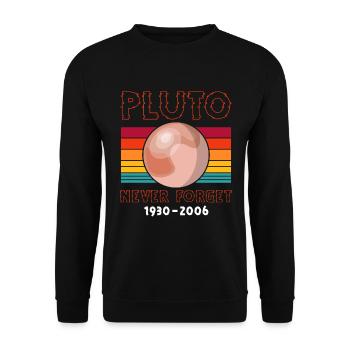 Universe Universe Moon Rocket - Unisex Sweatshirt - black - Front - Alina (178cm) & Michal (187cm)