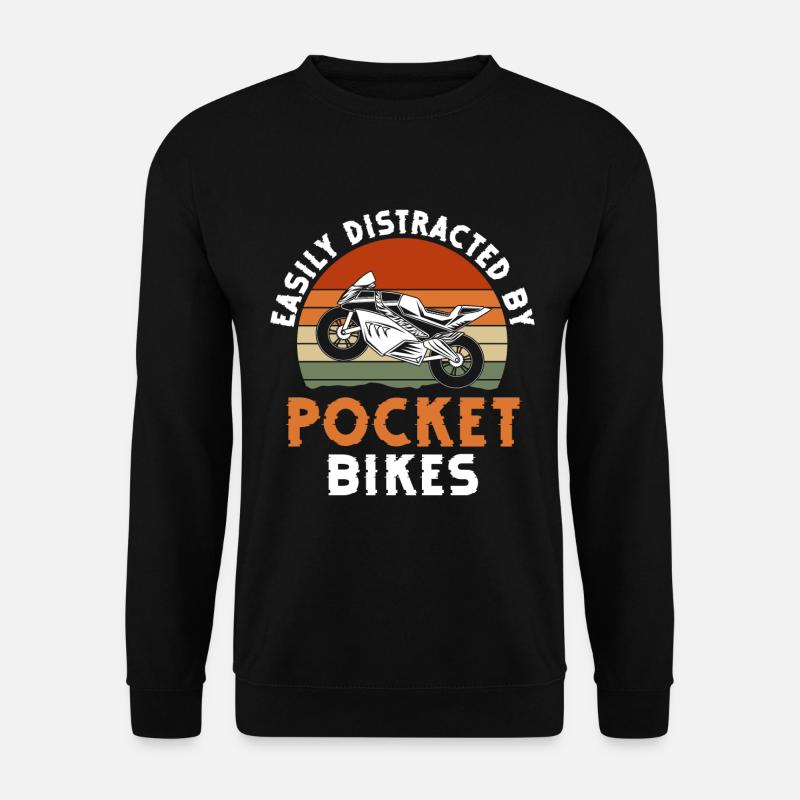 Motorrad Biker Motorradfahrer - Unisex Pullover - Schwarz