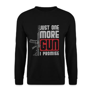 Waffen Freiheit - Unisex Pullover - Schwarz - Vorne - Alina (178cm) & Michal (187cm)
