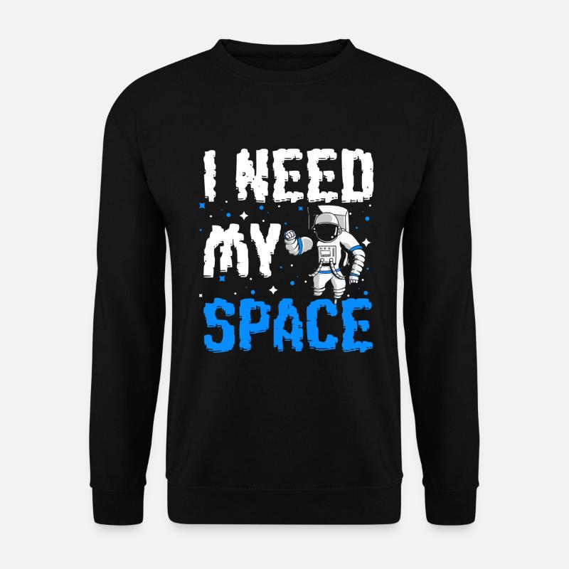 Space Logo Star Rocket - Unisex Sweatshirt - black