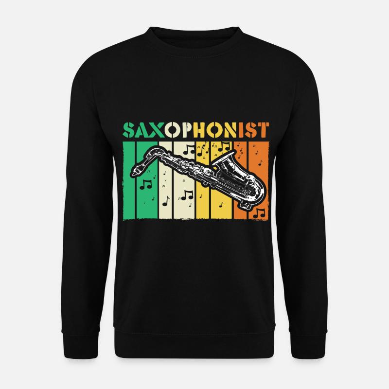Saxophone Jazz Gift - Unisex Sweatshirt - black