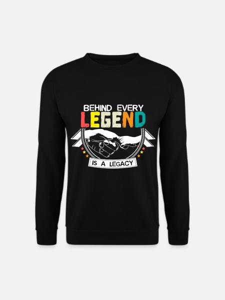 Vater & Sohn Baby Vatertag Geschenkidee - Unisex Pullover - Schwarz