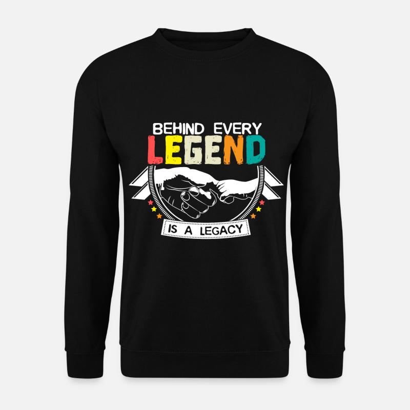 Vater & Sohn Baby Vatertag Geschenkidee - Unisex Pullover - Schwarz