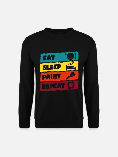 Painter Construction Site Craftsmen - Unisex Sweatshirt - black