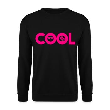 cool sonnenbrille pink - Unisex Pullover - Schwarz - Vorne - Alina (178cm) & Michal (187cm)