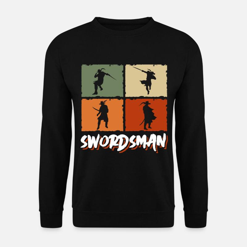 Schwert Kampf - Unisex Pullover - Schwarz