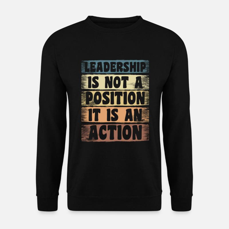Chef Karriere Abteilungsleiter Kollege - Unisex Pullover - Schwarz