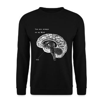 Dans mon - Sweat-shirt Unisexe - noir - Devant - Alina (178cm) & Michal (187cm)