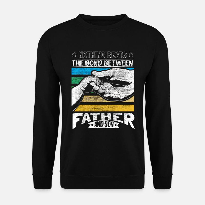 Vater und Sohn Geschenkidee - Unisex Pullover - Schwarz