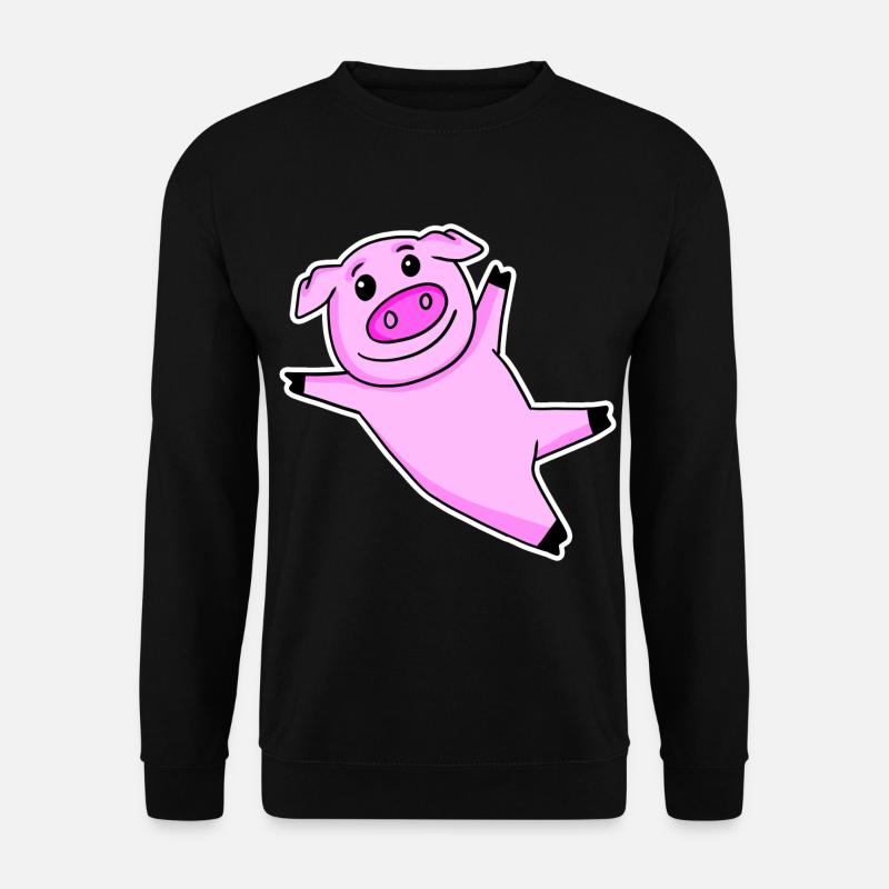Pig Cute - Unisex Sweatshirt - black