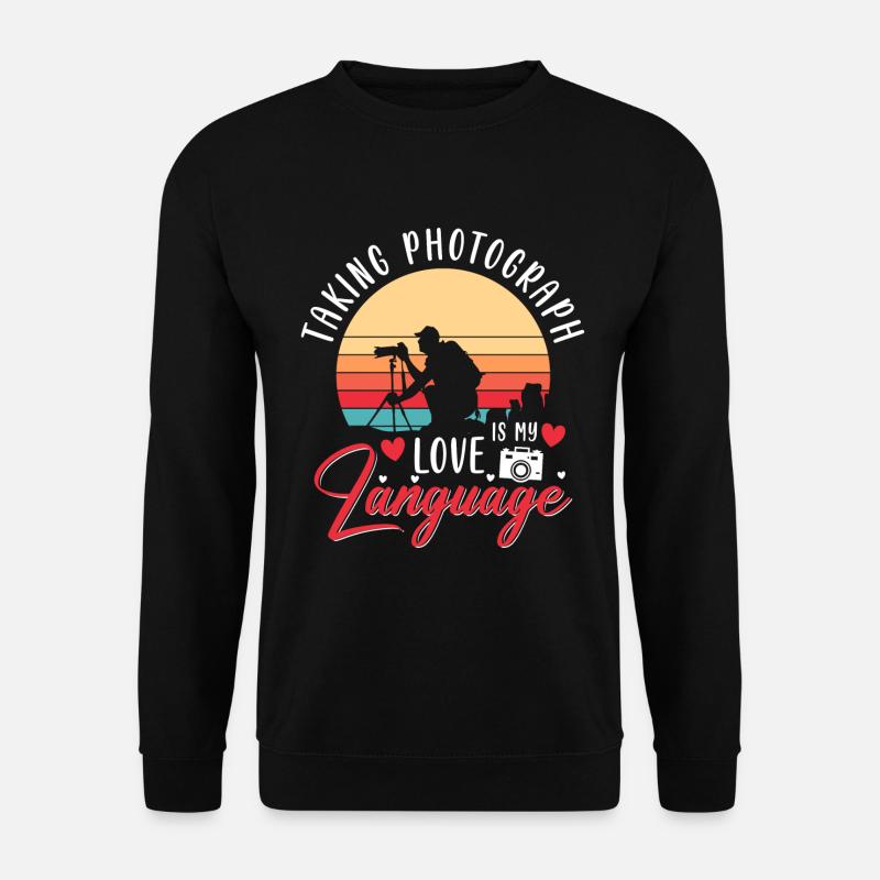 Camera Photo Image - Unisex Sweatshirt - black